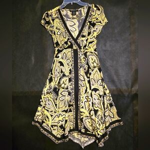 Like new INC petite hankerchief hem dress.